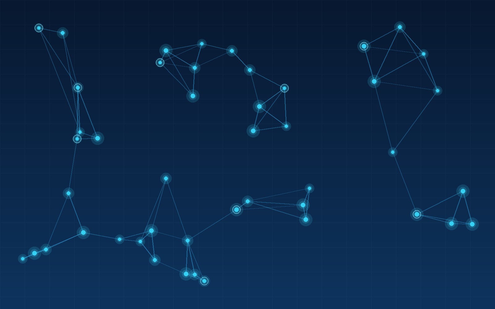 Abstract network infrastructure graphic